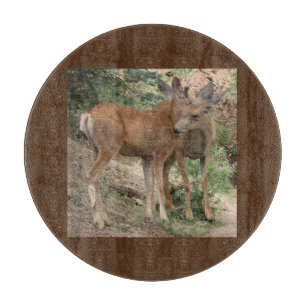 Deer Kissing  Cutting Board