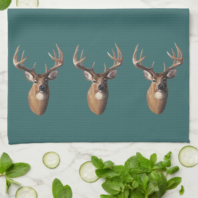 Deer Kitchen Towel (Folded)
