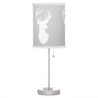 Deer Lamp Gray / white trim