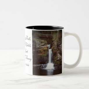 Deer Leap Falls Two-Tone Coffee Mug