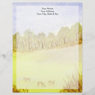 Deer Letterhead
