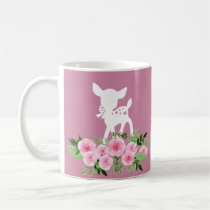 deer, little deer, woodland, cute coffee mug