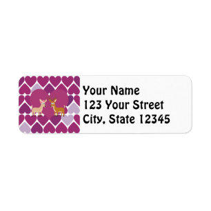 Deer Love Return Address Label