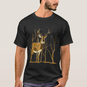 Deer Lover Gift Deer Zip T-Shirt