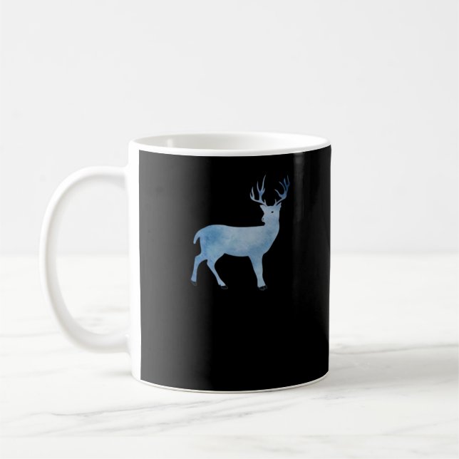 Deer Modern Artistic Design Coffee Mug (Left)