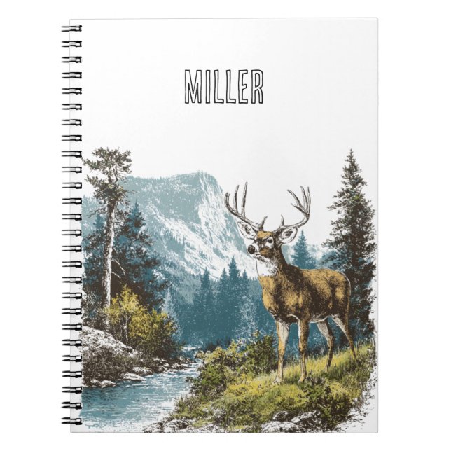 Deer Nature  Notebook (Front)