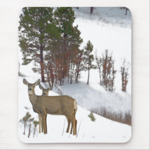 Deer on Mountain Mousepad