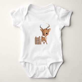 DEER on Run Baby Bodysuit