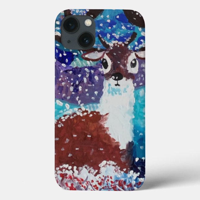 Deer Painting Case-Mate iPhone Case (Back)