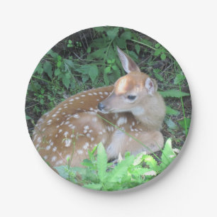 Deer Paper Plate
