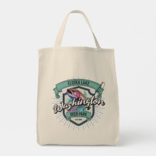 Deer Park(Eloika Lake) Washington Tote Bag