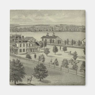 Deer Park Place Farm, Strong City, Kansas Magnet