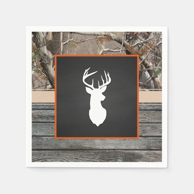 Deer Party Napkin - Boy (Front)