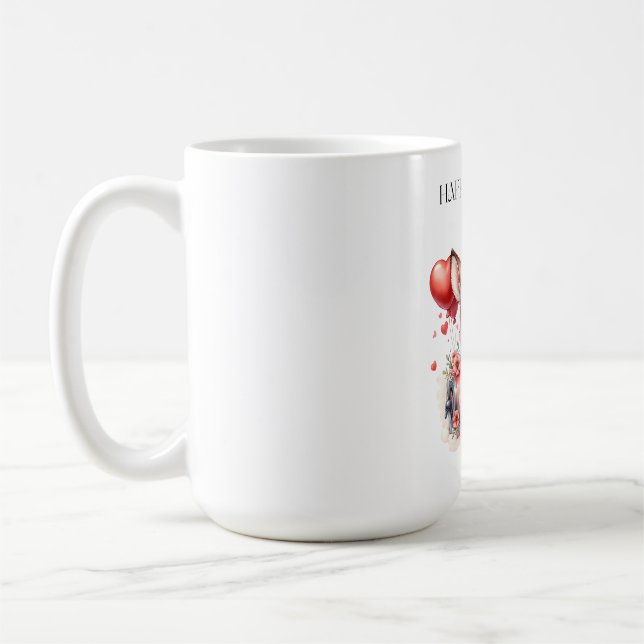 Deer Pilot Birthday Coffee Mug (Left)