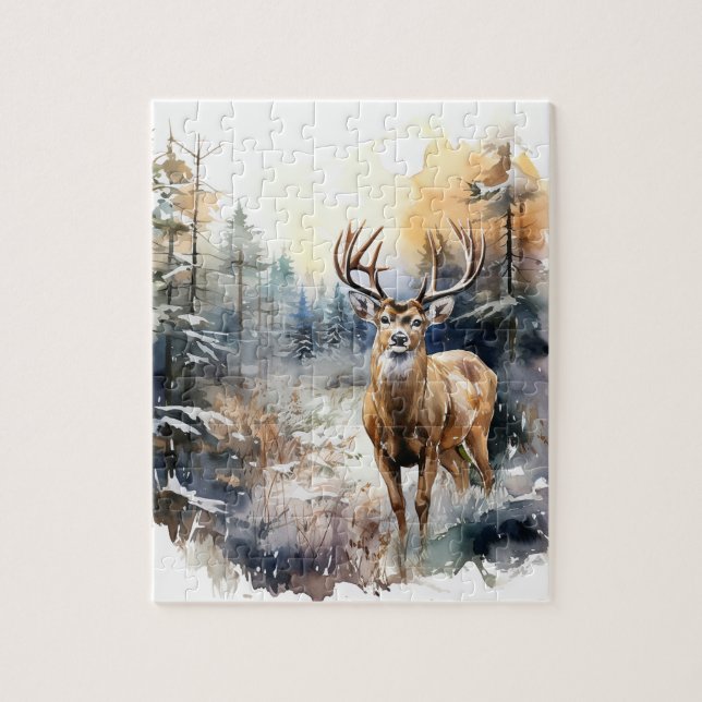 Deer Puzzle (Vertical)