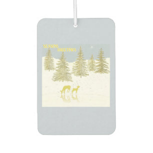 Deer Reflection Car Air Freshener