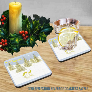 Deer Reflection Coaster