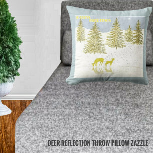 Deer Reflection Cushion