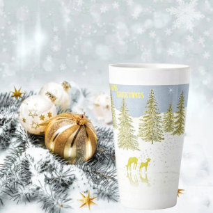Deer Reflection Latte Mug