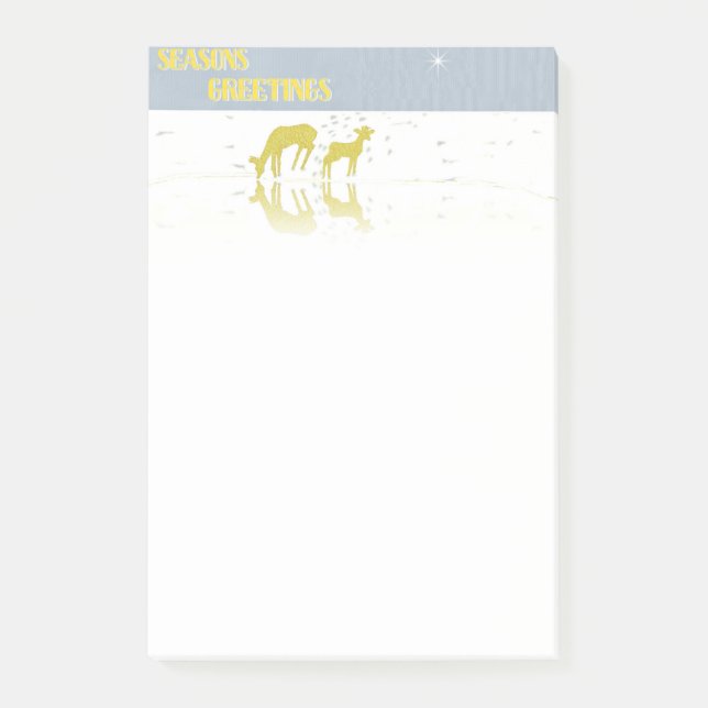 Deer Reflection Post-it Notes (Front)