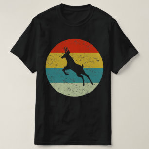deer retro vintage  silhouette 70s T-Shirt