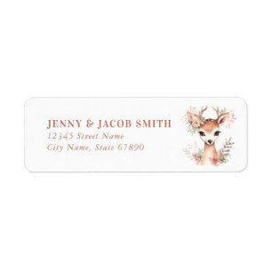 Deer Return Address Labels
