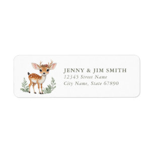 Deer Return Address Labels