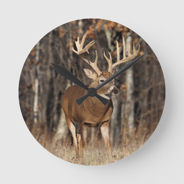 Deer Round Clock (Front)