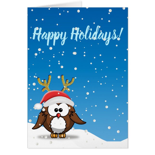 Deer Santa Owl (Front)