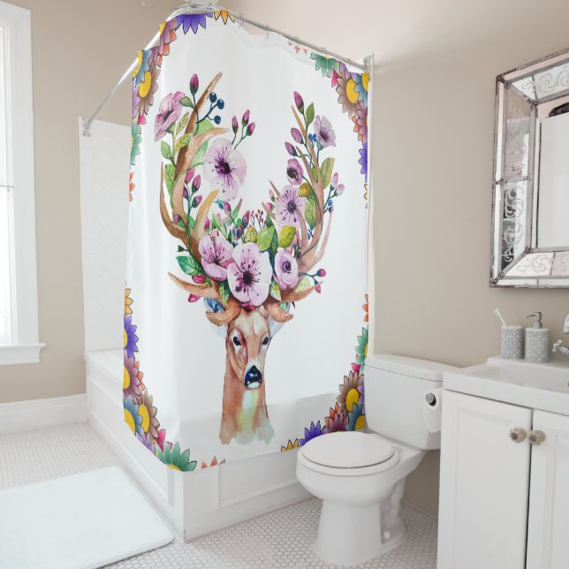 Deer Shower Curtain (In Situ)