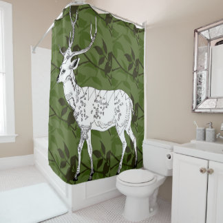 deer shower curtain