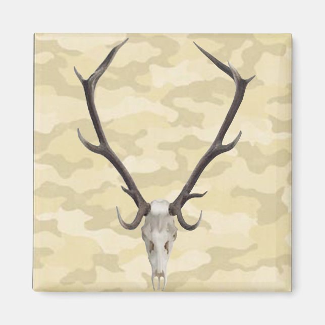 Deer Skull Magnet (Front)