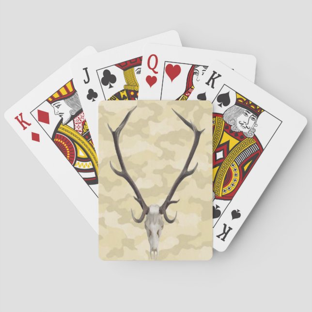 Deer Skull Playing Cards (Back)