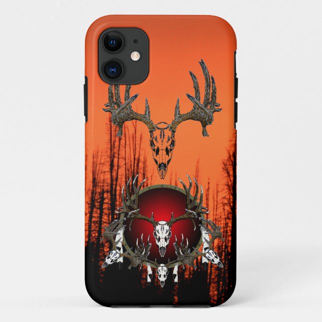 Deer Skulls Case-Mate iPhone Case (Back)