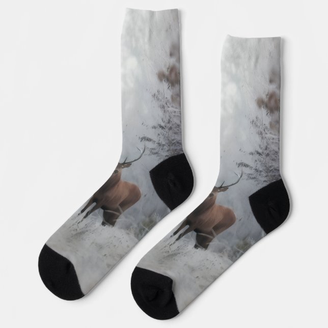 Deer Socks (Left)