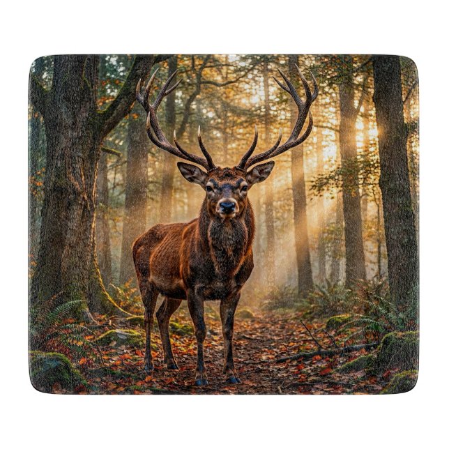 Deer Stag Cutting Board (Front)