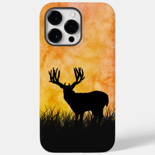 Deer Stag Silhouette Landscape Scenery Hunting Case-Mate iPhone 14 Pro Max Case