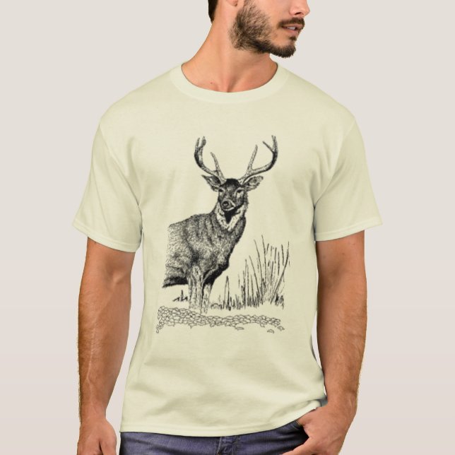 Deer standing T-Shirt (Front)