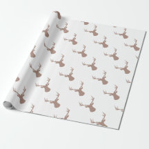 Deer - strips - brown and white.