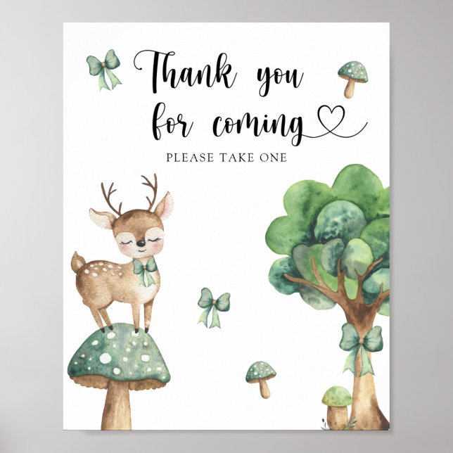 deer - Thank you for coming  Poster (Front)