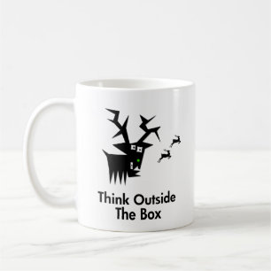 Deer Think Outside The Box Coffee Mug