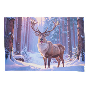 Deer To Santa's Heart - Reindeer Pillowcase