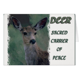 Deer TOTEM Sacred Carrier of Peace