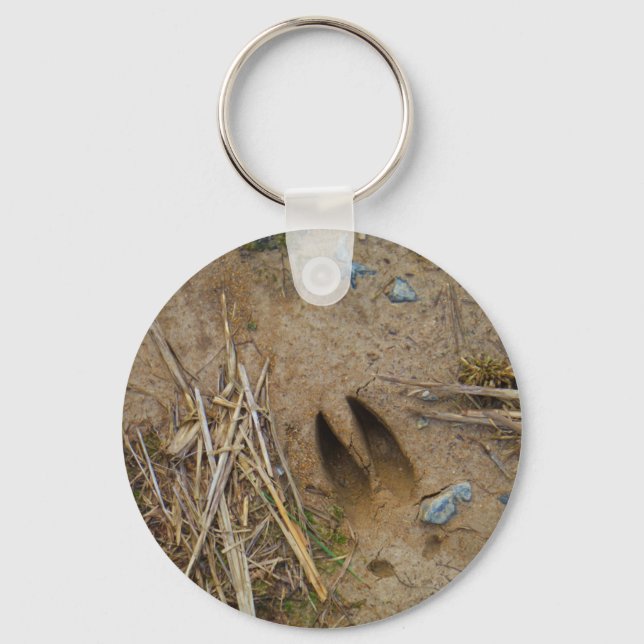 deer track key ring (Front)