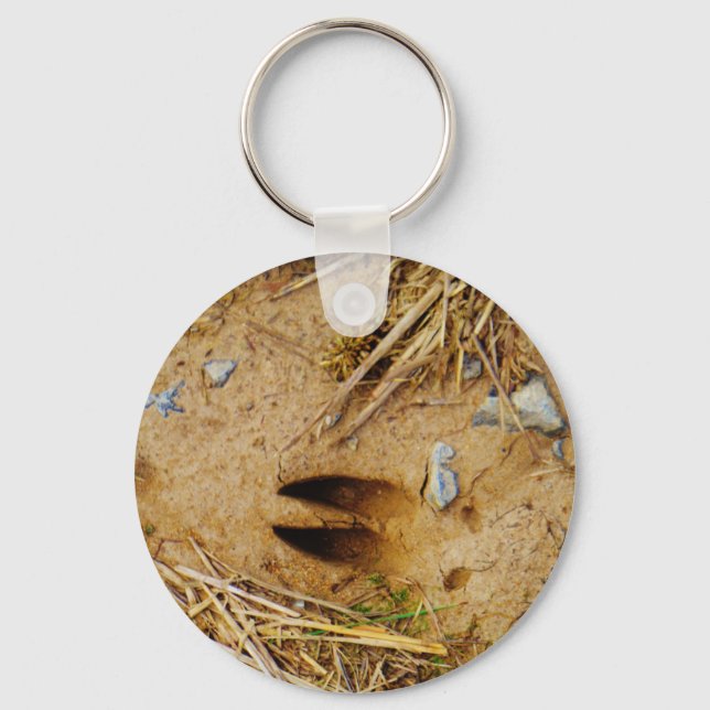 Deer Track Key Ring (Front)