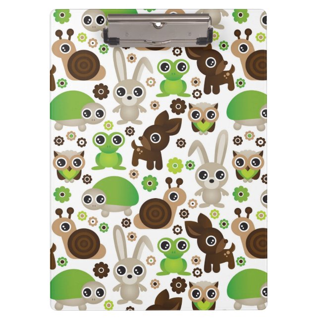 deer turtle bunny animal wallpaper clipboard (Front)
