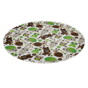 deer turtle bunny animal wallpaper cutting board