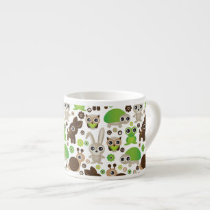 deer turtle bunny animal wallpaper espresso cup