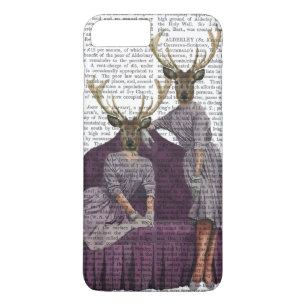 Deer Twins in Purple iPhone 8 Plus/7 Plus Case