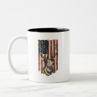 Deer  Two-Tone coffee mug
